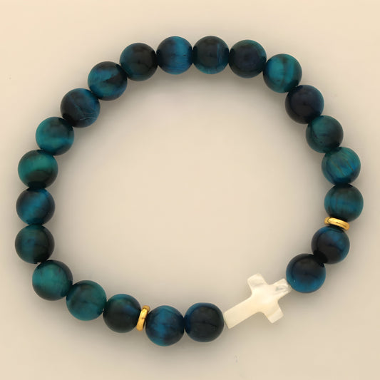 Amalfi Stone Cross Braclet