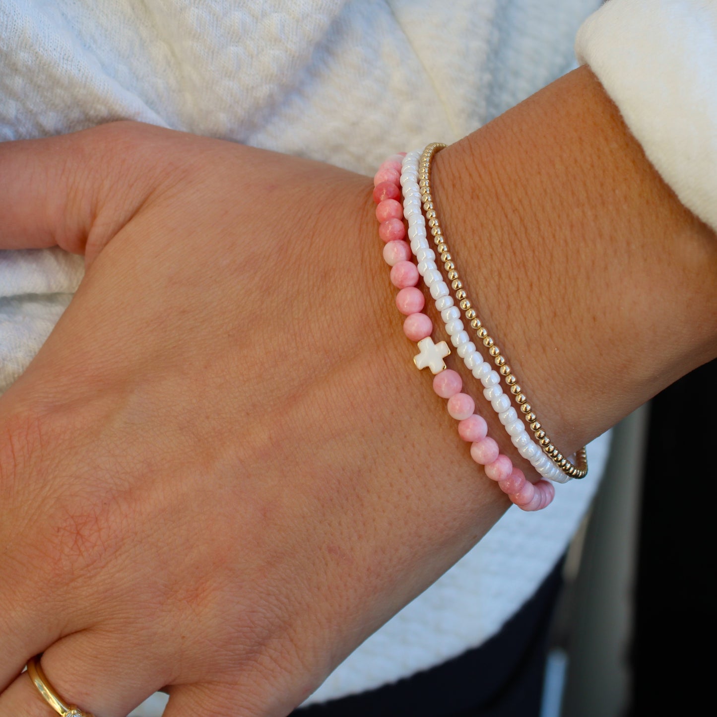 Pink Cross Stack