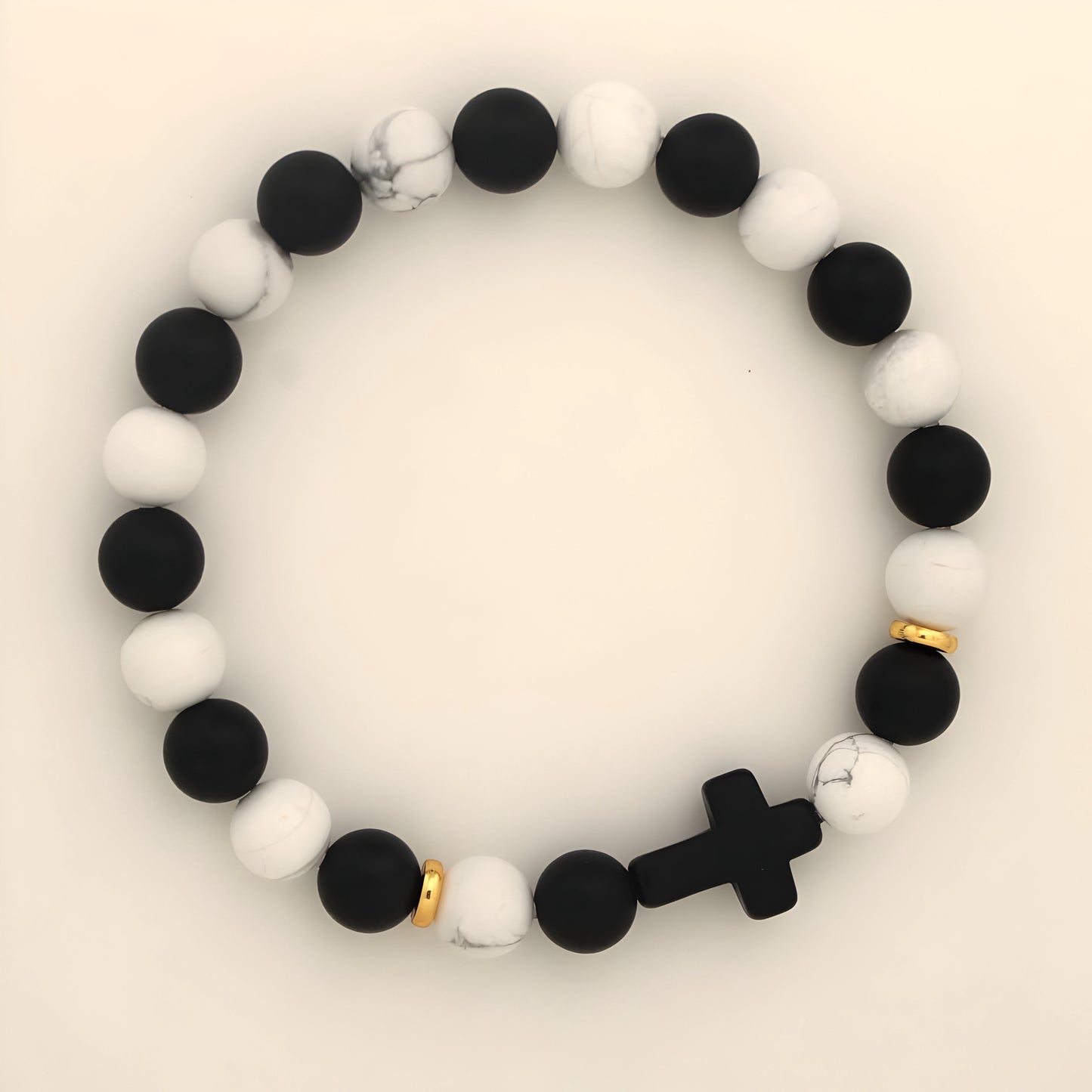 Matte Venice Cross Bracelet